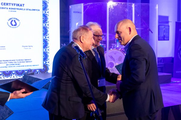 Mostostal Płock with the Certificate of the Manufacturer of Steel Structures