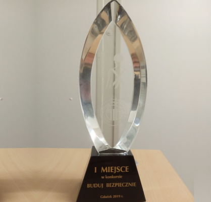 Our team from the construction site in Gdańsk awarded for high OHS standards